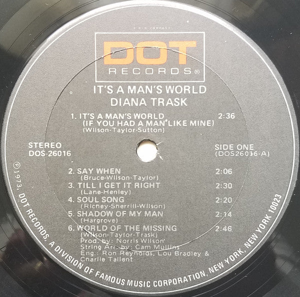 Diana Trask : It's A Man's World (LP, Album)