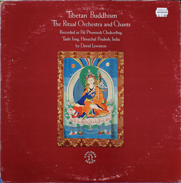 David Lewiston : Tibetan Buddhism: The Ritual Orchestra And Chants (LP)