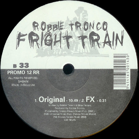 Robbie Tronco : Fright Train (12")