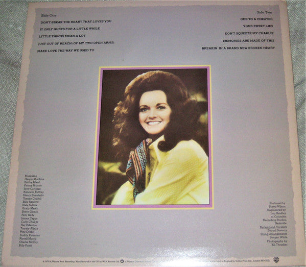 Margo Smith : Don't Break The Heart That Loves You (LP, Album)