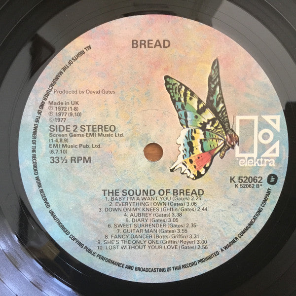 Bread : The Sound Of Bread (LP, Comp, RP, Glo)