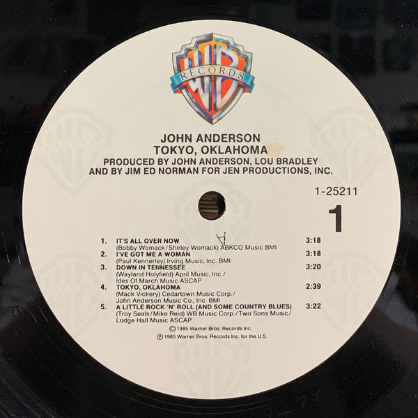 John Anderson (3) : Tokyo, Oklahoma (LP, Album, All)