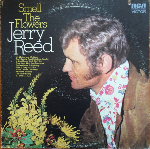 Jerry Reed : Smell The Flowers (LP, Album, Roc)