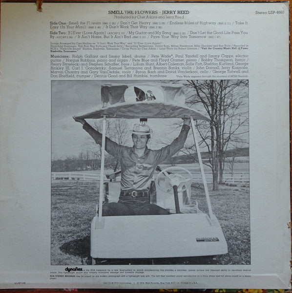 Jerry Reed : Smell The Flowers (LP, Album, Roc)