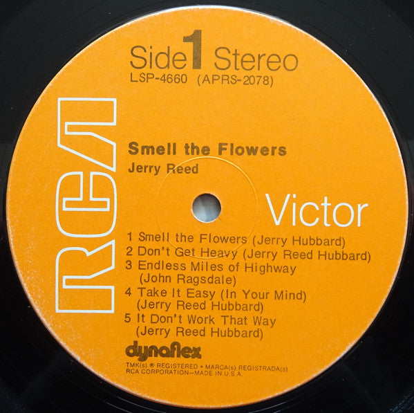 Jerry Reed : Smell The Flowers (LP, Album, Roc)