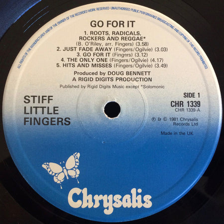 Stiff Little Fingers : Go For It (LP, Album)