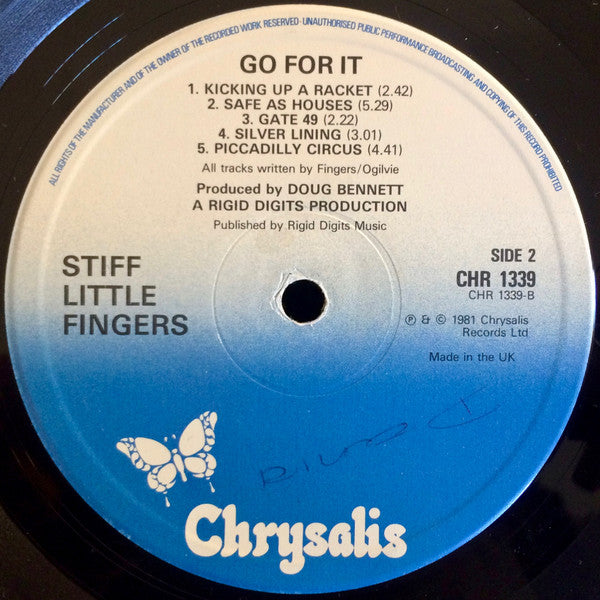 Stiff Little Fingers : Go For It (LP, Album)