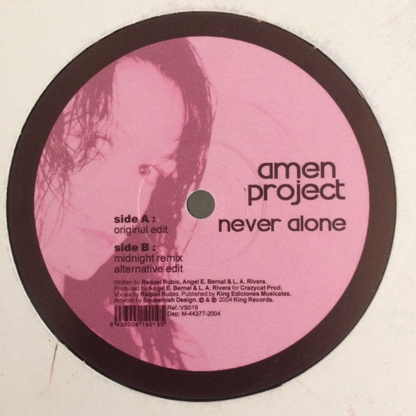 Amen Project : Never Alone (12")