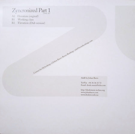 Hertz & Johan Bacto : Zyncronized Part 1 (12")
