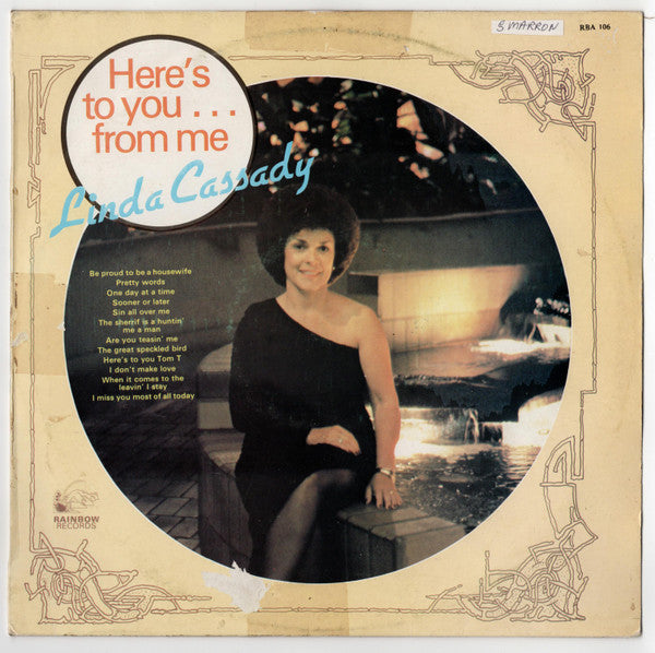 Linda Cassady : Here's To You... From Me (LP, Album)