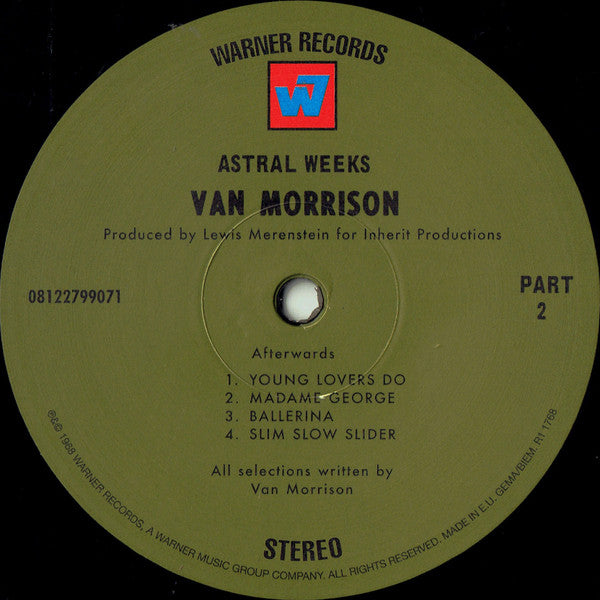 Van Morrison : Astral Weeks (LP, Album, RE, RP, 180)
