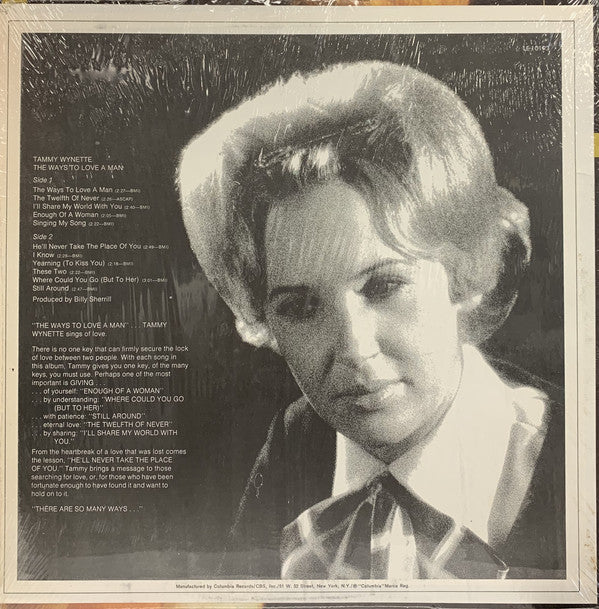 Tammy Wynette : The Ways To Love A Man (LP, Album, RE, Ter)