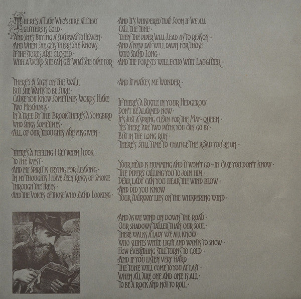 Led Zeppelin : Untitled (LP, Album, M/Print, RP, Gat)