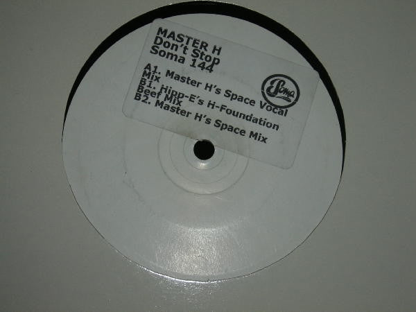 Master H : Don't Stop (12", W/Lbl)