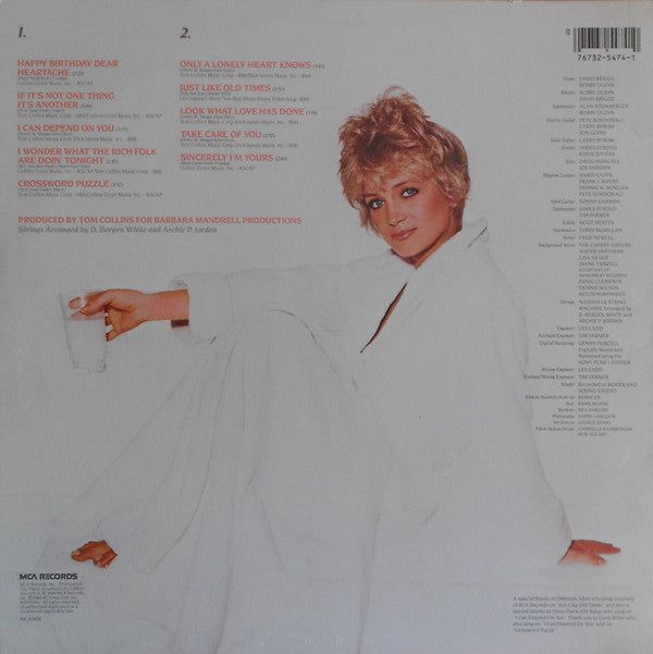 Barbara Mandrell : Clean Cut (LP, Album, Glo)