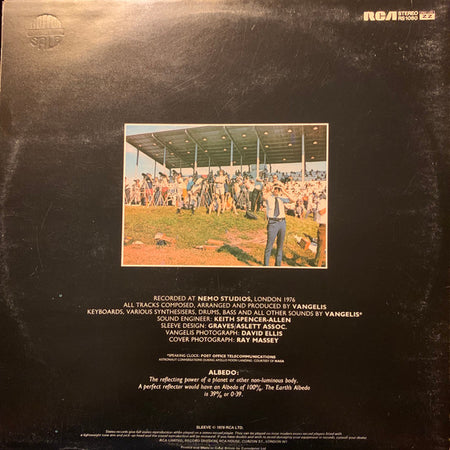 Vangelis : Albedo 0.39 (LP, Album, RE, Bla)