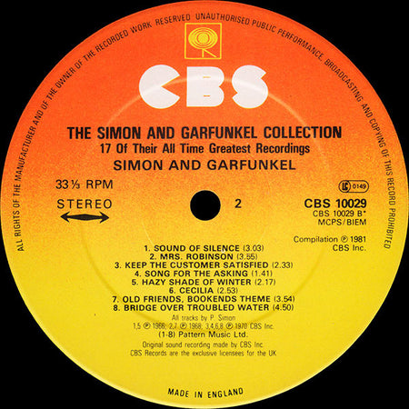 Simon And Garfunkel* : The Simon And Garfunkel Collection (LP, Comp)
