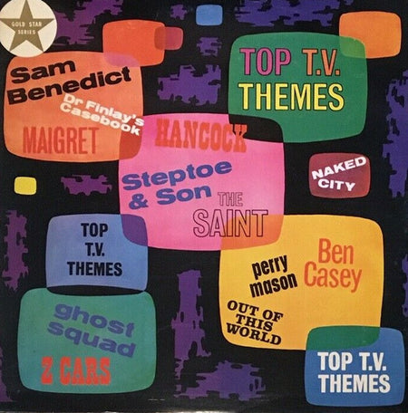 Various : Top T.V. Themes (LP, Album, Comp, Mono)