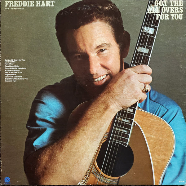 Freddie Hart And The Heartbeats : Got The All Overs For You (LP, Album, Los)