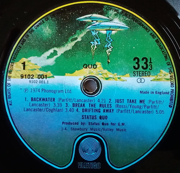 Status Quo : Quo (LP, Album, Mel)