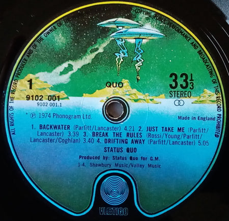 Status Quo : Quo (LP, Album, Mel)