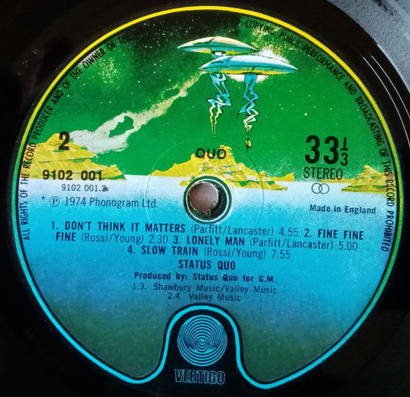 Status Quo : Quo (LP, Album, Mel)