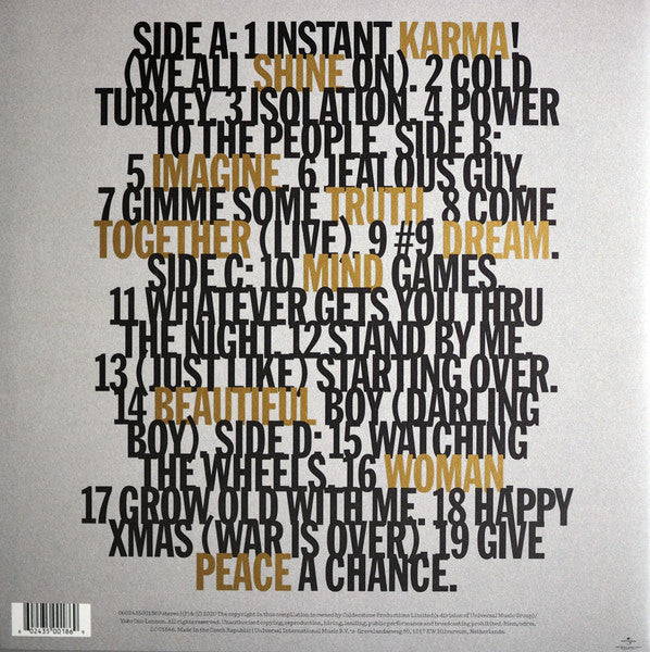 John Lennon : Gimme Some Truth. (2xLP, Comp)