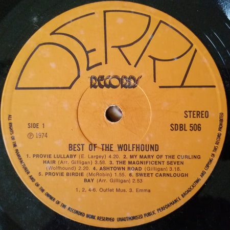 The Wolfhound : Best Of The Wolfhound (LP, Comp)