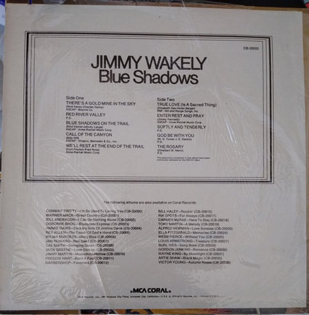Jimmy Wakely : Blue Shadows (LP, Comp)