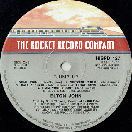 Elton John : Jump Up! (LP, Album, Gat)