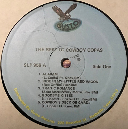 Cowboy Copas : The Best Of Cowboy Copas (LP, Comp)