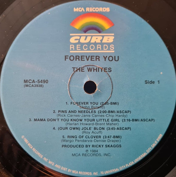 The Whites : Forever You (LP, Album, Pin)