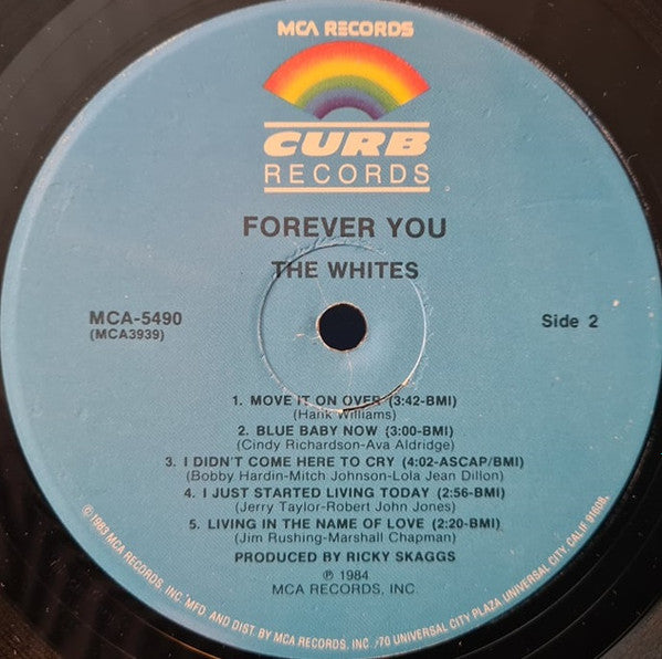The Whites : Forever You (LP, Album, Pin)
