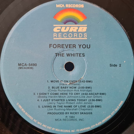 The Whites : Forever You (LP, Album, Pin)