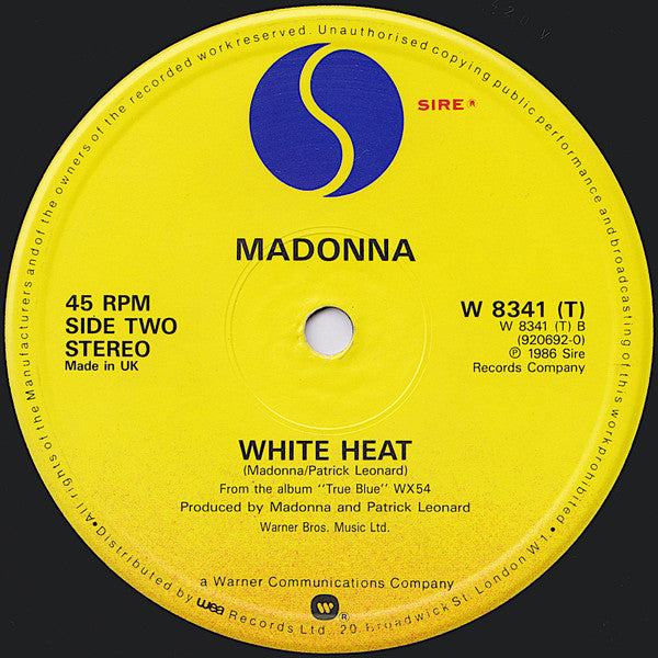 Madonna : Who's That Girl (Extended Version) (12", Single, PRS)