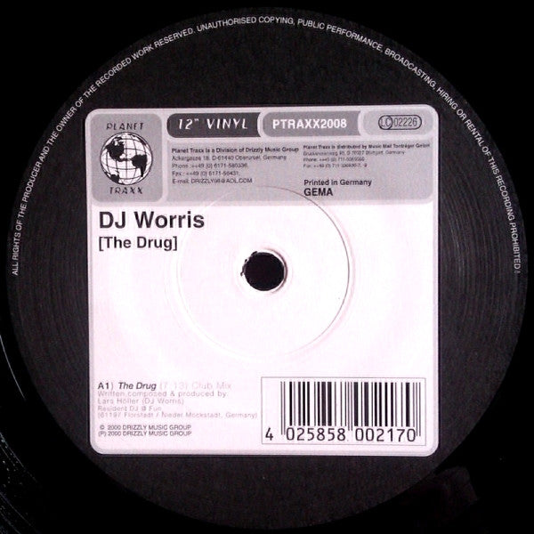 DJ Worris : The Drug (12")