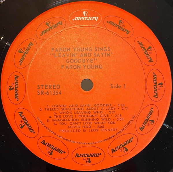 Faron Young : Faron Young Sings "Leavin' And Sayin' Goodbye" (LP, Album)