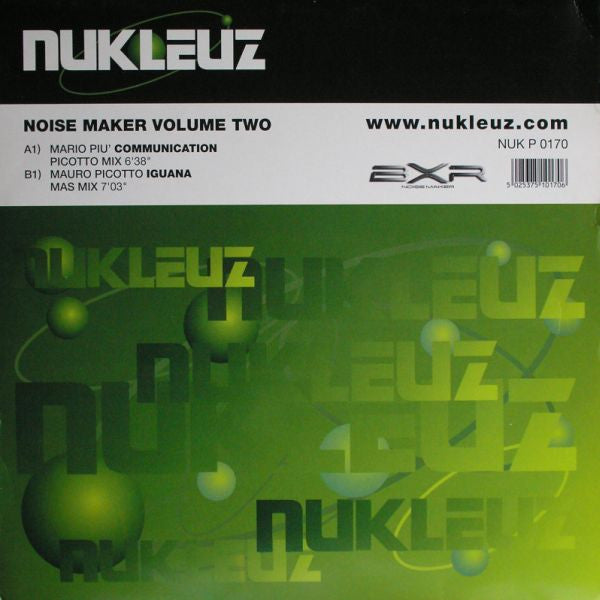 Mario Piu'* / Mauro Picotto : Noise Maker Volume Two (12", Comp)