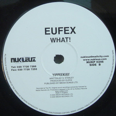 Eufex : What! (12")