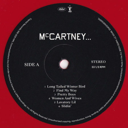 Paul McCartney : McCartney III (LP, Album, Ltd, Num, Red)