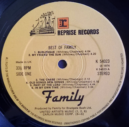 Family (6) : Best Of Family (LP, Comp)