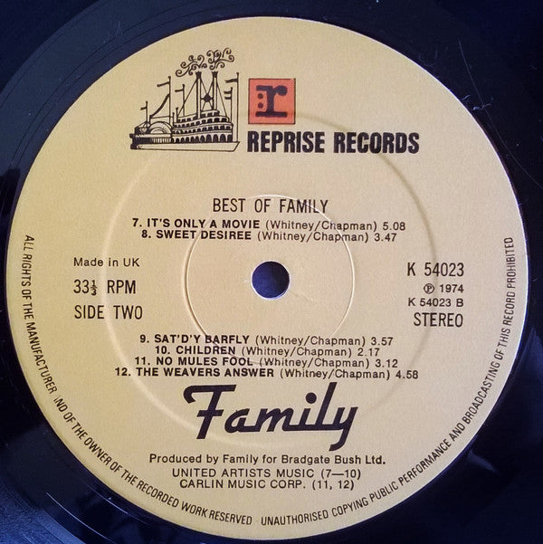 Family (6) : Best Of Family (LP, Comp)