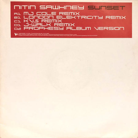 Nitin Sawhney : Sunset (2x12", Promo)