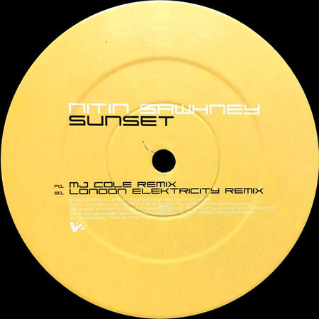 Nitin Sawhney : Sunset (2x12", Promo)
