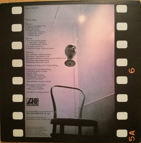 Yes : The Yes Album (LP, Album, RE, Gat)
