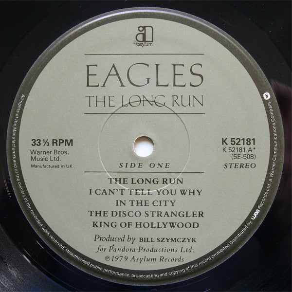 Eagles : The Long Run (LP, Album, Gat)