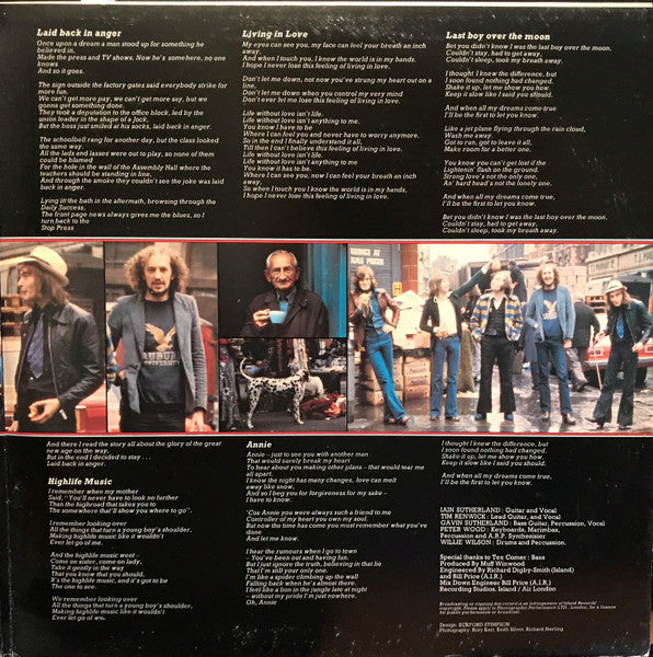 Sutherland Brothers & Quiver : Beat Of The Street (LP, Album, Gat)