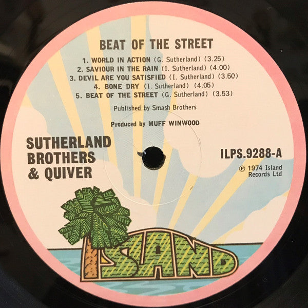 Sutherland Brothers & Quiver : Beat Of The Street (LP, Album, Gat)