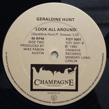Geraldine Hunt : Can't Fake The Feeling (12", Single)