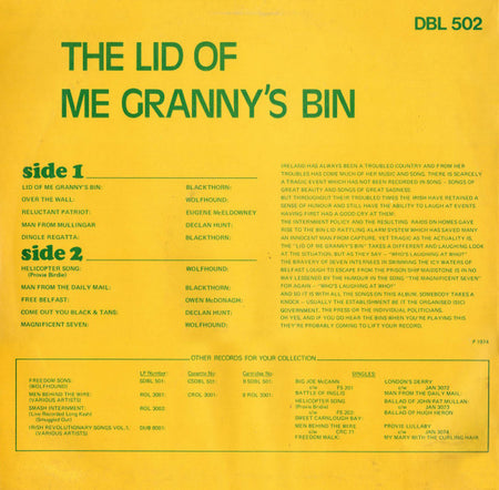 Various : Lid Of Me Granny's Bin (LP, Comp)